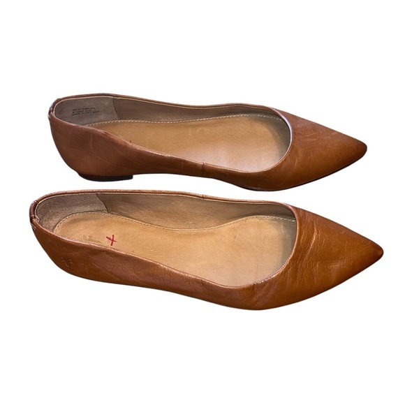 Frye Sienna Leather Ballet Flats Size 7 - Picture 1 of 8